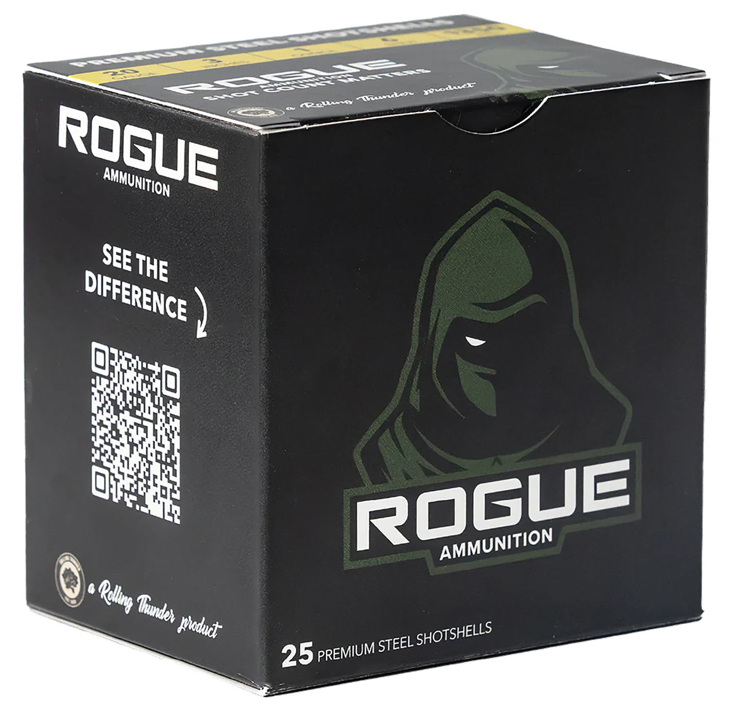 Rogue Ammunition RA-20-1-6S 20Gauge 3" 1oz 6Shot 25 Per Box/10 Case