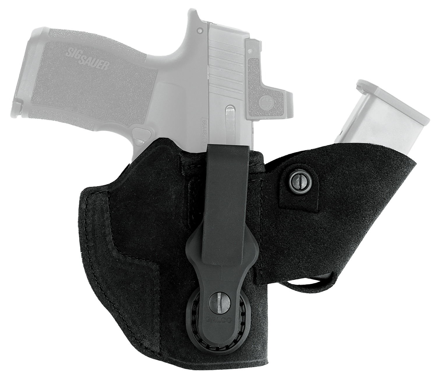 Galco WK3-834RB Walkabout 3.0 Strongside/Crossdraw IWB Black Steerhide Fits Glock 48 Ambidextrous