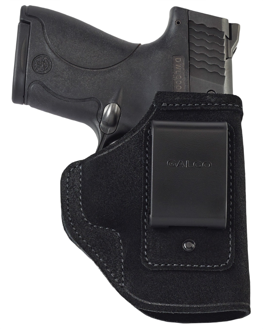 Galco STO600RB Stow-N-Go IWB Black Steerhide Fits Glock 42 Right Hand
