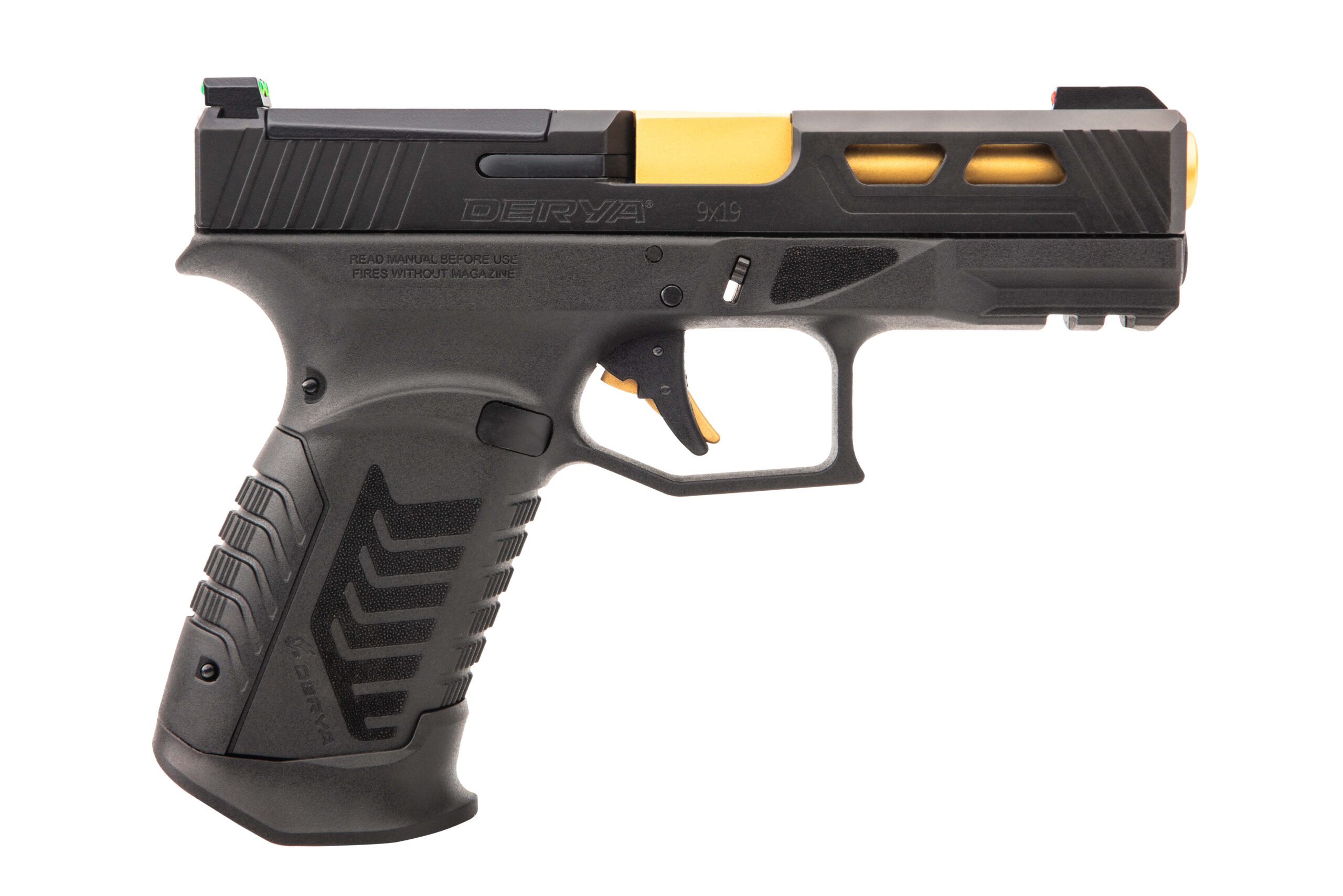 DERYA ARMS DY9 9MM BK/GLD 15+1 3.8" OR US