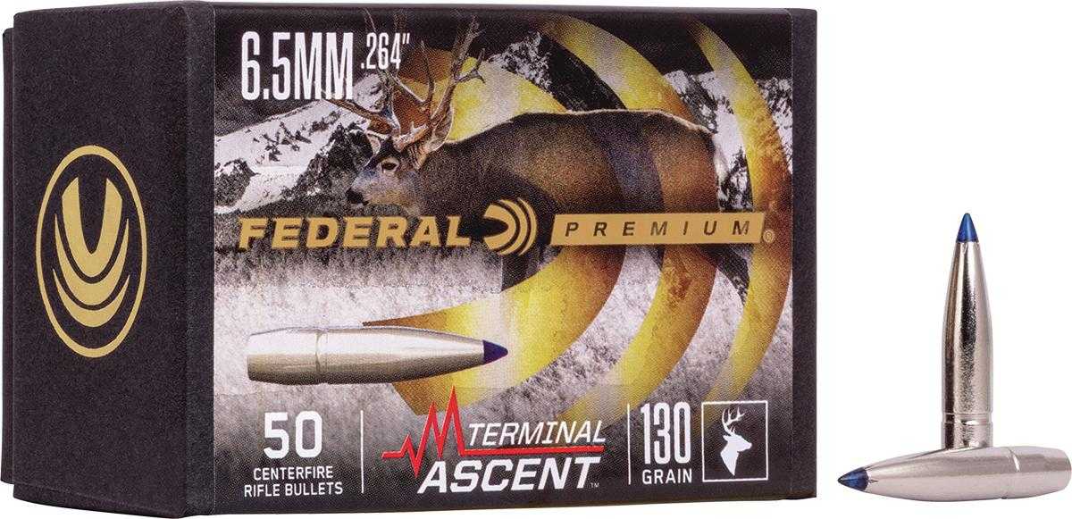 Federal Terminal Ascent Component Bullet - .264 130 Grain PT 50/ct