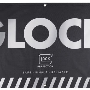 Glock AD02044 Fabric Banner  Black 4' x 2'
