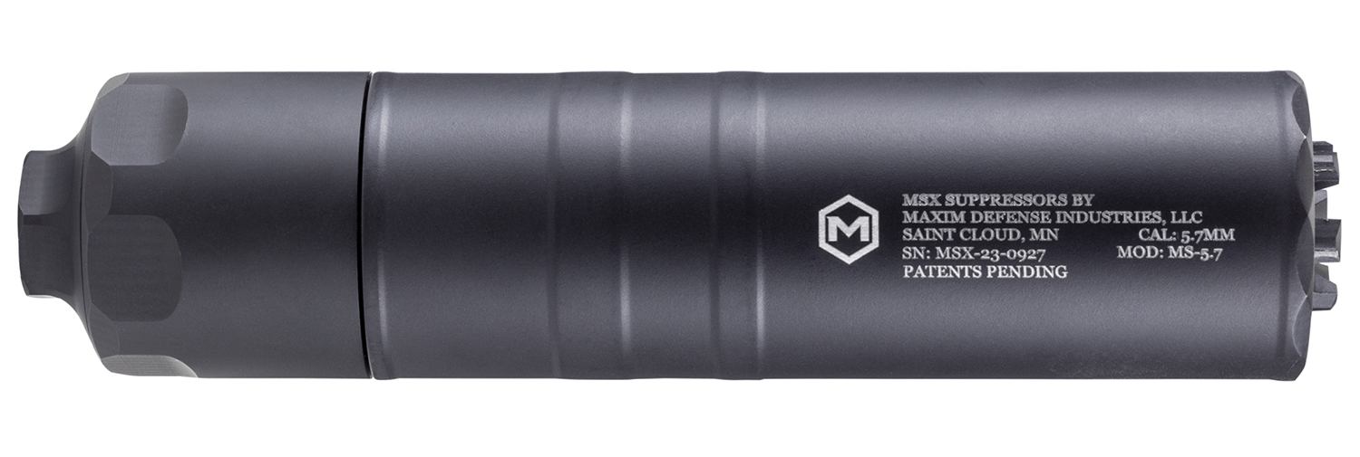 Maxim Defense MXM49752 MS-57 5.7x28mm 1.50" Black Titanium/Stainless Steel