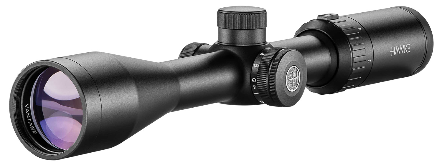Hawke Sport Optics 14219 Vantage IR Riflescope Black 3-9x40mm 1" Tube Illuminated Red/Green Slug Gun/Muzzleloader Reticle