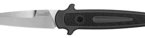 Kershaw 7150 Launch 8 3.50" Folding Spear Point Plain Stonewashed CPM 154 SS Blade Gray w/Insert Aluminum/Carbon Fiber Handle Includes Pocket Clip