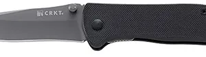 CRKT 6450K Drifter  2.88" Folding Plain Gray TiCN 8Cr14MoV SS Blade/Black G10 Handle Includes Pocket Clip