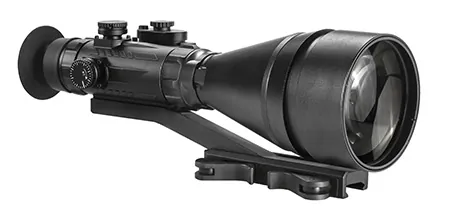 AGM Global Vision 15WP6623453111 Wolverine Pro-6 3AL1 Night Vision Riflescope Matte Black 6x100mm Gen 3 Auto Gated Level 1 Illuminated Red Chevron w/Ballistic Drop Reticle