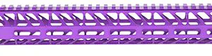 Timber Creek Outdoors ME15HGPPA Enforcer 15 Inch Hand Guard M-LOK  Purple Anodized