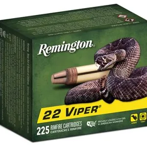 Remington Ammunition 21239 Viper  22 LR 36 gr Truncated Cone Solid 225 Per Box/ 10 Cs