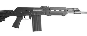 Zastava Arms Usa ZR77308BP PAP M77  308 Win/7.62x51mm 20+1 19.70" Black Threaded Barrel, 1.5mm Bulged Trunnion Receiver, Polymer Handguard, Adj. Promag Synthetic Stock, TangoDown Battlegrip Grip