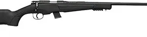 Escort HE22LR2502BK Escort  22 LR 10+1 25" Black Threaded Barrel, Black Grooved Steel Receiver, Black Synthetic Fixed Stock