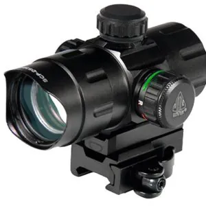 UTG SCPDS3840W UTG 4.2" ITA CQB Dot Sight  Black Hardcoat Anodized 1x 39mm 4 MOA Red/Green Dual Illuminated Dot