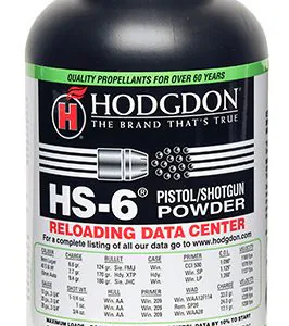 Hodgdon HS61 Smokeless Powder HS-6 Pistol/Shotgun Multi-Caliber 1 lb