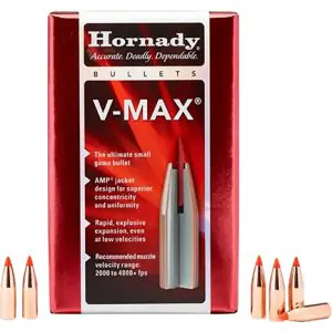 Hornady 22004 V-Max  20 Cal .204 32 gr V Max 100 Per Box/ 40 Case