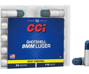 CCI 9MM #12 SHOTSHELL 10/200
