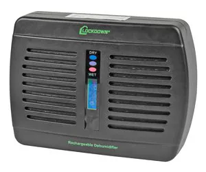 LOCKDOWN RECHARGEABLE DEHUMIDIFIER
