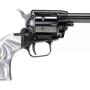 Heritage Barkeep Revolver - Black | .22 LR | 3.6" Barrel | 6rd | Gray Pearl Grips