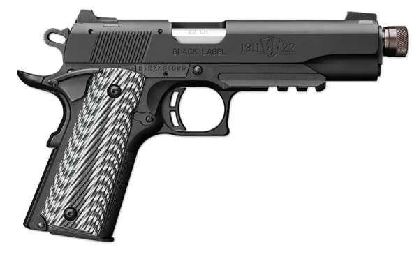 1911-22 BlkLabel22LR 4.7"MThreadedBb10rd