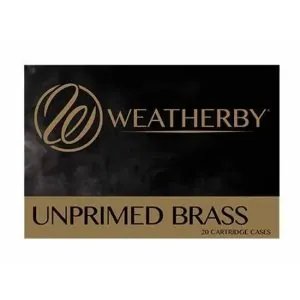 Weatherby Unprimed Brass 6.5 WBY RPM 20/ct
